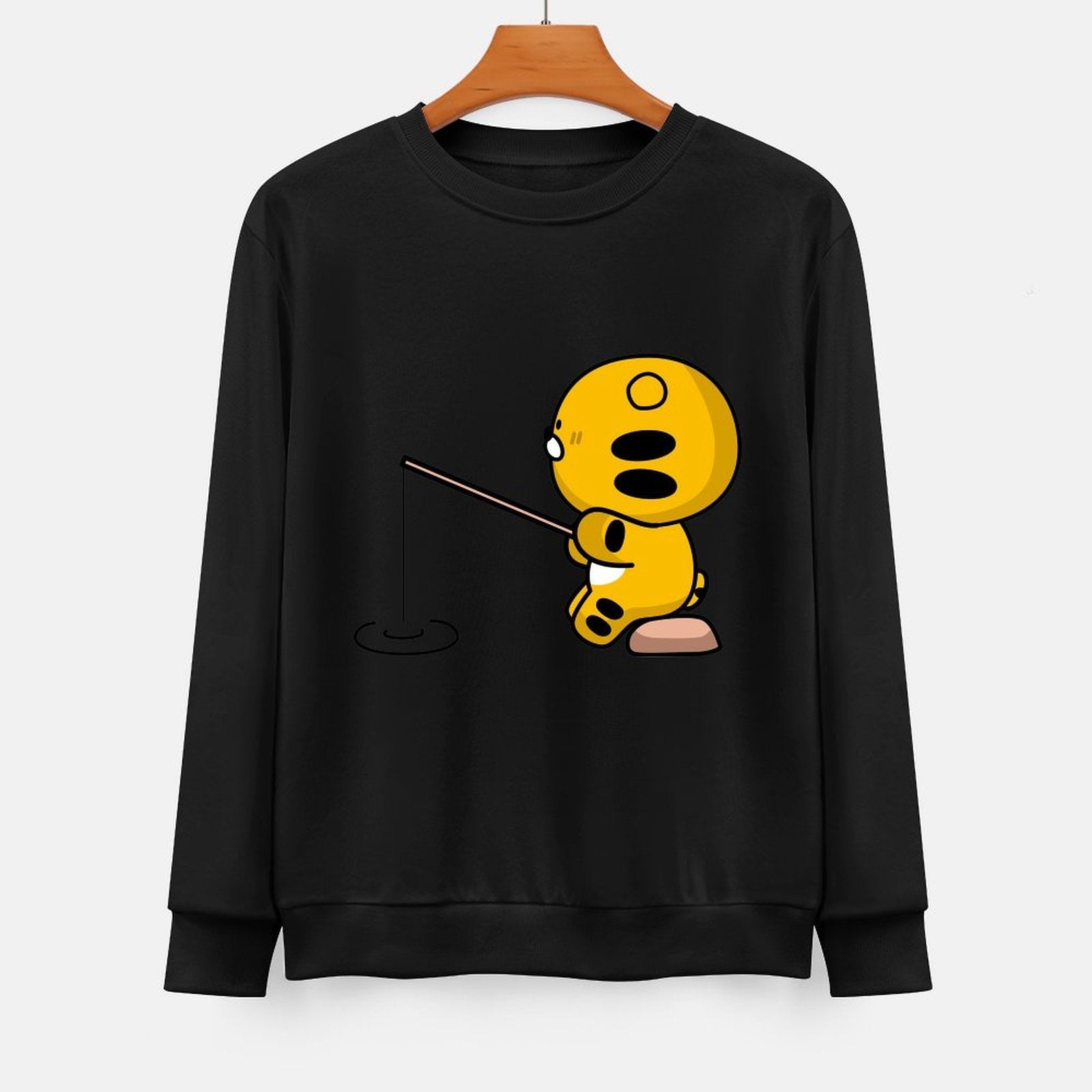 Front Patterned Long Sleeve TopPrinting Timeless